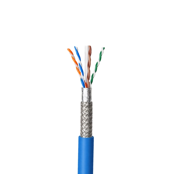 کابل شبکه Cat6 SFTP تمام مس لگراند مغزی 0.57 تست فلوک پرمننت