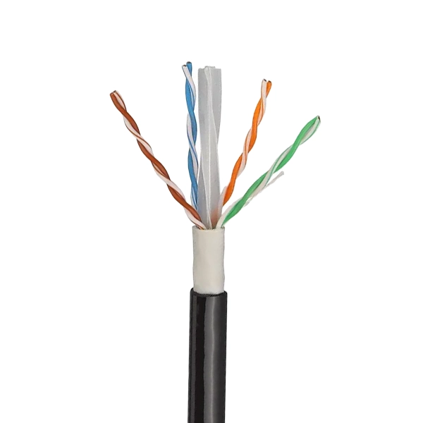 کابل شبکه Cat6 SFTP Outdoor تمام مس مغزی 0.40 دو جکت
