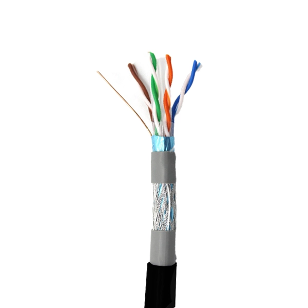 کابل شبکه Cat6 SFTP Outdoor تمام مس مغزی 0.42 دو جکت