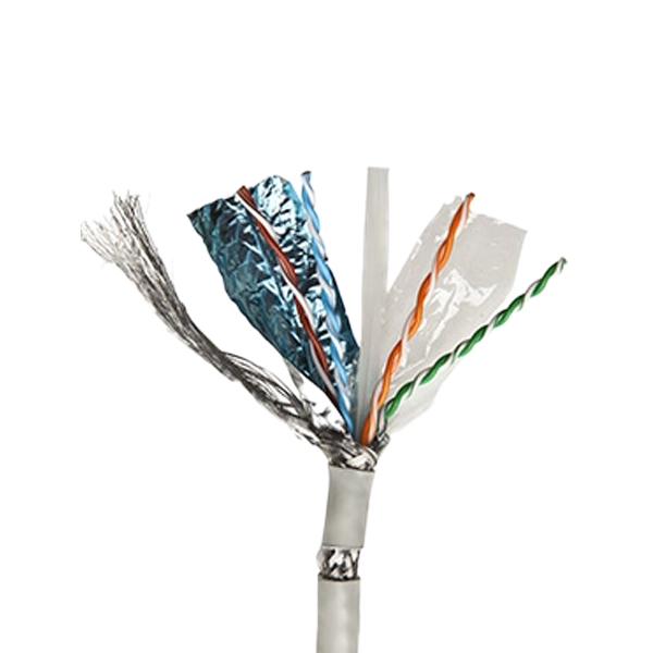کابل شبکه Cat6 SFTP تمام CCA مغزی 0.50