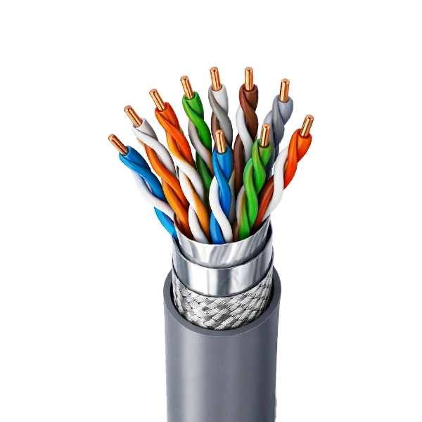 کابل مخابراتی 10 زوجی هوایی مس فویلدار ‎10*2*0.6