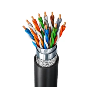 کابل مخابراتی 10 زوجی زمینی CCA فویلدار 0.6*2*10