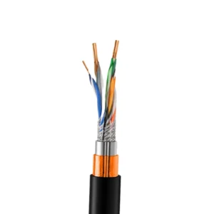 کابل شبکه Cat6 SFTP Outdoor تمام مس مغزی 0.45 دو جکت