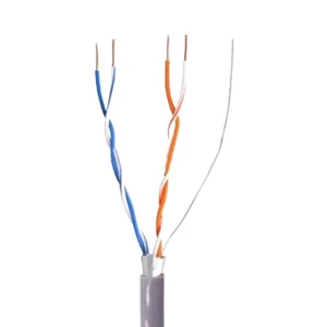 کابل مخابراتی 2 زوجی هوایی مس فویلدار ‎2*2*0.6 ارت 0.50 CC